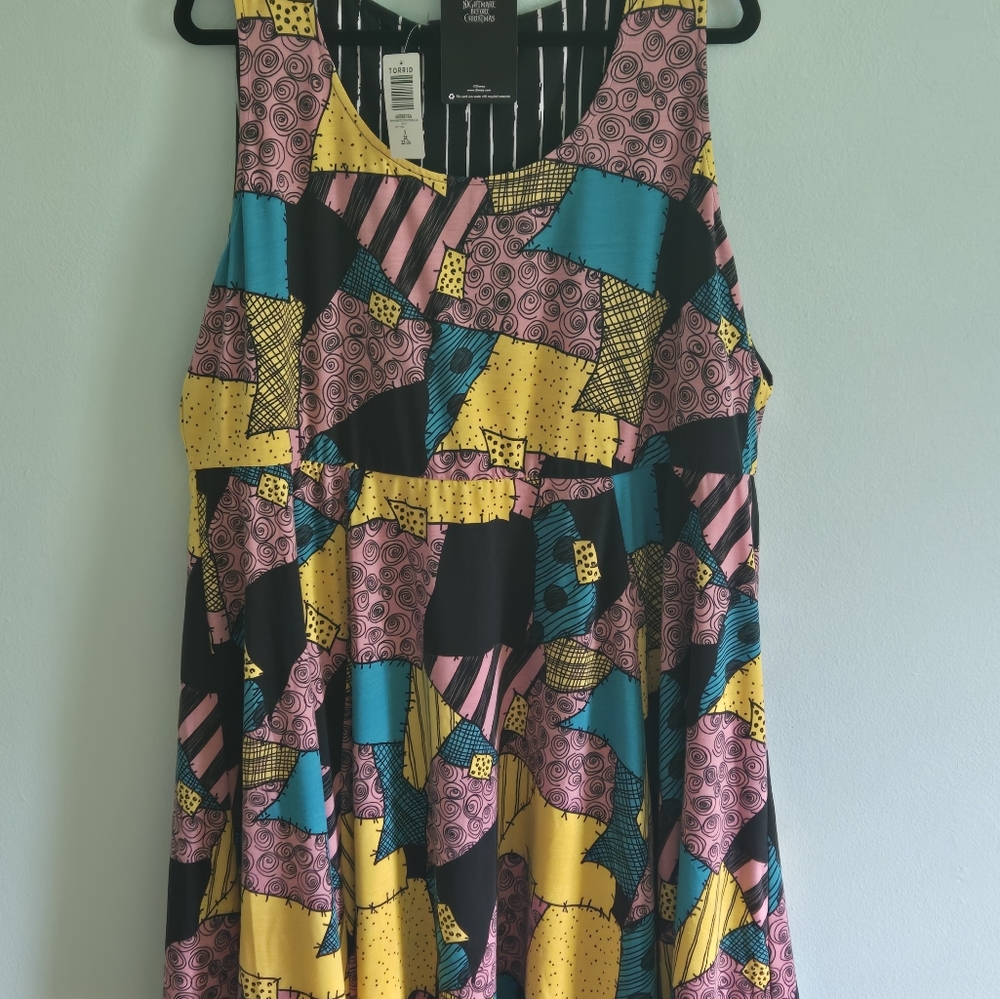 Torrid  Disney Nightmare Before Christmas Reversible Dress 3x